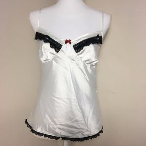 Intimissimi Satin Lace Trim Camisole w/ Bow
